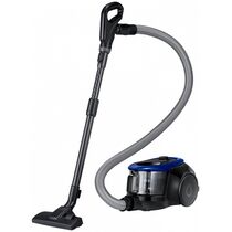 Пылесос Samsung VC18M2110SB/ EV черный/ синий (1800 Вт, уборка: сухая, пылесборник:  контейнер)