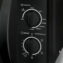 Микроволновая печь с грилем BBK 20MWG-739M/ B черный (20 л, 700 Вт, управление - механическое)