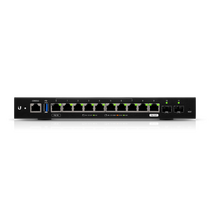 Маршрутизатор: Ubiquiti EdgeRouter 12 (4х1 ГБ RAM,  10х10/ 100/ 1000 Мбит/ с, 2xSFP)