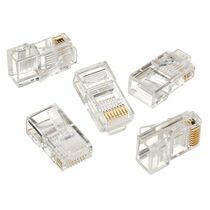 Коннектор RJ-45 Cat5e 6 микрон, неэкранированный, Gembird (LC-8P8C-001 (3-fork)) упаковка 100 шт