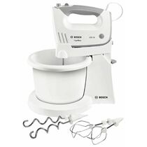 Миксер стационарный Bosch MFQ 36460 белый (450 Вт; скоростей - 5; обьем - 3 л; насадок - 4)