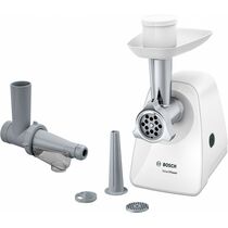 Мясорубка Bosch MFW2515W белый (1500 Вт; скоростей - 1; насадки: для колбас; 1.7 кг/ мин)