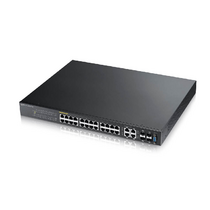 Управляемый PoE-коммутатор 24 порта: Zyxel ZX-GS2220-28HP-EU0101F (24х10/ 100/ 1000 Мбит/ с,4хSFP,24хPoE) 2 уровня