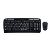 Купить Комплект (клавиатура +мышь) Logitech MK330 беспроводной, мультимедийный, USB, черный (920-003995) в Симферополе, Севастополе, Крыму