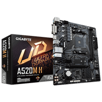 Материнская плата Asus sAM4: A520M H [AMD A520, 2*DDR4, 1*PCIEx16, 2*PCIEx1, 4*Sata3, 6 портов*USB3, DVI, HDMI, microATX]