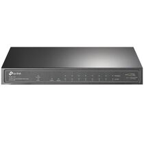 Неуправляемый коммутатор 08 портов: TP-Link SG1210P (08 портовХ10/ 100/ 1000 Мбит/ сек) PoE‑бюджет 63 Вт,