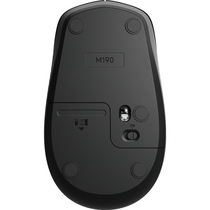 Мышь Logitech M190 оптическая, беспроводная, Радио USB, офисная, серый (910-005905)
