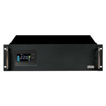 ИБП PowerCom KIN-1200AP LCD 2200 ВА/ 1320 Вт, 8*IEC 320 C13 (компьютерный), AVR, RS-232, USB ( Аккумулятор 12 V/ 7,0 Ah*4)