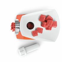 Мясорубка Bosch MFW3630I белый/ оранжевый (1600 Вт; скоростей -1; насадки: для колбас/ кеббе/ соковыжималка; 1.9 кг/ мин)