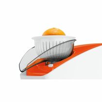 Мясорубка Bosch MFW3630I белый/ оранжевый (1600 Вт; скоростей -1; насадки: для колбас/ кеббе/ соковыжималка; 1.9 кг/ мин)