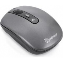 Мышь Smartbuy 314AG оптическая, беспроводная, Радио USB, серый металлик (SBM-314AG-G)