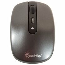 Мышь Smartbuy 314AG оптическая, беспроводная, Радио USB, серый металлик (SBM-314AG-G)