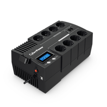 ИБП CyberPower BR700ELCD 700 ВА/ 420 Вт, 8*Schuko (Euro), AVR, USB ( Аккумулятор 12 V/ 9,0 Ah*1)