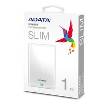 Внешний жесткий диск HDD 2.5" 1Tb AData HV620S USB 3.1 Белый (AHV620S-1TU31-CWH)
