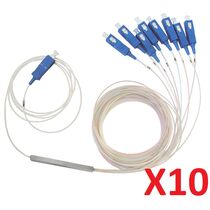 Разветвитель планарный (Splitter) PLC 1х08 SC/ UPC (упаковка 10 штук)