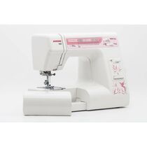 Швейная машина Janome 90E белый (электромеханическая, челнок - горизонтальный, швейных операций - 23, петля - автомат)