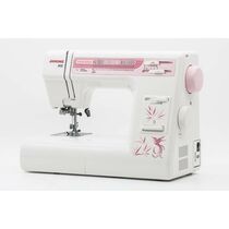 Швейная машина Janome 90E белый (электромеханическая, челнок - горизонтальный, швейных операций - 23, петля - автомат)