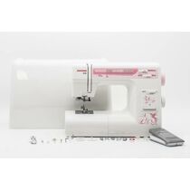 Швейная машина Janome 90E белый (электромеханическая, челнок - горизонтальный, швейных операций - 23, петля - автомат)