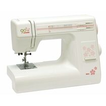 Швейная машина Janome 90А белый (электромеханическая, челнок - горизонтальный, швейных операций - 23, петля - автомат)