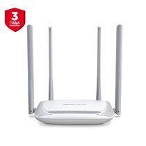 Маршрутизатор: MERCUSYS MW325R (2.4 ГГц, 1хWAN, 4х10/ 100 Мбит/ с, 2,4 ГГц 300 Мбит/ с)