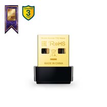 Адаптер Wi-Fi: TP-Link Archer T2U Nano (USB 2.0, 2,4 ГГц+5 ГГц до 433 Мбит/ с)