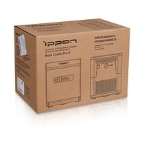 ИБП Ippon Back Comfo Pro II 1050 ВА/ 600 Вт, 8*Schuko (Euro), AVR, USB ( Аккумулятор 12 V/ 9,0 Ah*1)