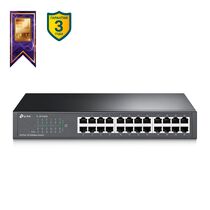 Неуправляемый коммутатор 24 порта: TP-Link TL-SF1024D (24 портаХ10/ 100 Мбит/ сек) корпус - металл