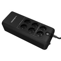 ИБП Ippon Back Verso 600 ВА/ 300 Вт, 6*Schuko (Euro), RJ45  ( Аккумулятор 12 V/ 5,0 Ah*1)
