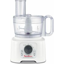 Кухонный комбайн Moulinex FP542111 белый (800 Вт, скоростей - 2, емкость чаши - 2.2 л, состав: блендер/ терка)