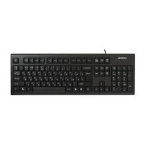 Клавиатура A4Tech KR-85, проводная, классическая, USB, черный  (KR-85)