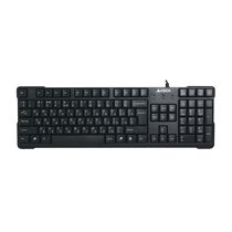 Клавиатура A4Tech KR-750, проводная, классическая, USB, черный  (KR-750)