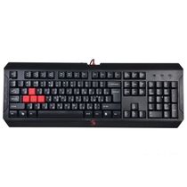 Клавиатура A4Tech Bloody Q100 USB, проводная, мультимедийная, USB, черный  (Q100 USB)