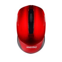 Мышь Smartbuy ONE 332 оптическая, беспроводная, USB, офисная, красный (SBM-332AG-R)