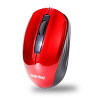 Мышь Smartbuy ONE 332 оптическая, беспроводная, USB, офисная, красный (SBM-332AG-R)