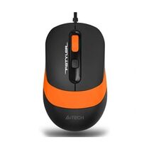 Мышь A4Tech Fstyler FM10 оптическая, проводная, USB, офисная, черный/ оранжевый (FM10 ORANGE)