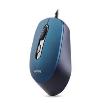 Мышь Smartbuy ONE 265-B оптическая, проводная, USB, офисная, бесшумный клик, синий (SBM-265-B)