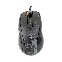 Мышь A4Tech V-Track F5 лазерная, проводная, USB, игровая. черный (V-Track F5)