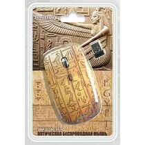 Мышь Smartbuy 327AG-EG оптическая, беспроводная, Радио USB, узор (SBM-327AG-EG-FC)