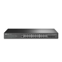24 порта: TP-Link JetStream TL-SG3428X (24х10/ 100/ 1000 Мбит/ с,4х10G,4хSFP+