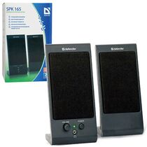 Акустическая система Defender 2.0 SPK-165\170 4W, mini Jack 3.5 мм + USB, черный (65165)