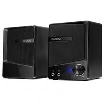 Акустическая система Sven 2.0 SPS-248 6W, mini Jack 3.5 мм, черный  (SV-016333)