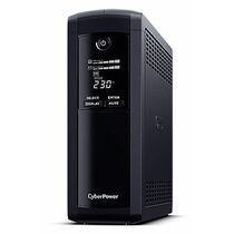 ИБП CyberPower VP1600ELCD 1600 ВА/ 960 Вт, 5*Schuko (Euro), AVR, RS-232, USB, RJ45/ RJ11