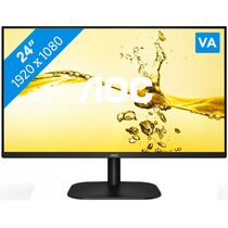 Монитор AOC 23.8" 24B2XHM2 черный (VA, 1920х1080, 75 Гц, 4 ms, 250 cd/ m2, 3000:1, D-Sub, HDMI)