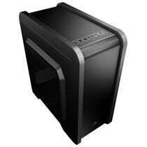 Корпус AeroCool Mini-Tower  Qs-240 Black (без БП, 2xUSB2.0, 1xUSB3.0, ) QS-240