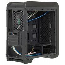 Корпус AeroCool Mini-Tower  Qs-240 Black (без БП, 2xUSB2.0, 1xUSB3.0, ) QS-240