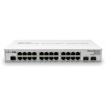 Управляемый коммутатор 24 порта: Mikrotik CRS326-24G-2S+IN (24х10/ 100/ 1000 Мбит/ с,2хSFP+) 2 уровня