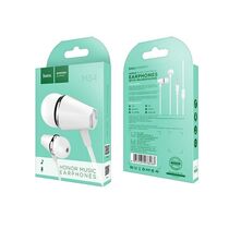 Гарнитура HOCO M34 honor music с микрофоном, mini jack 3.5 mm, белый (M34)