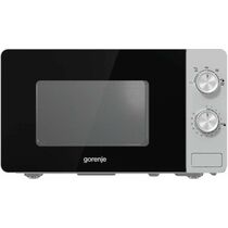 Микроволновая печь соло Gorenje MO20E1S серебристый (20 л, 800 Вт, управление - механическое)