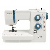 Швейная машина Janome 525 S белый (электромеханическая, челнок - горизонтальный, швейных операций - 25, петля - автомат)
