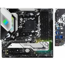 Материнская плата ASRock sAM4: B550M STEEL LEGEND [AMD B550, 4*DDR4, 2*PCIEx16, 1*PCIEx1, 6*Sata3, 2*M.2, 6 портов*USB3, D-Sub, HDMI, microATX]
